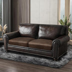 Leather Look Couch Cushion Covers Sofa Seat Slipcovers Sets Couches Furniture - Image 8