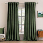 MIULEE Velvet Curtains 84 inches 2 Panels by MIULEE