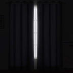 LEMOMO Grey Thermal Blackout Curtains/52 x 95 Inch/Set of 2 Panels Room - Image 3