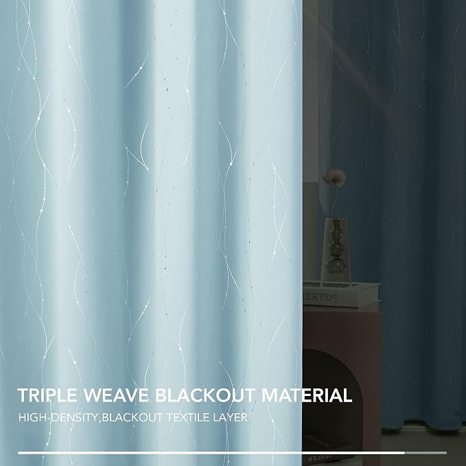 Deconovo Blackout Curtains, Thermal Insulated Soundproof Grommet Drapes - Image 5