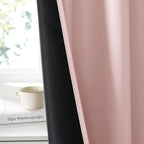 RYB HOME Bedroom Blackout Curtains 54 inches Long, 100% Blackout Thermal - Image 3
