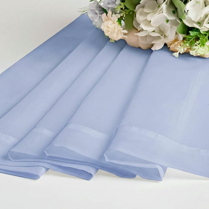 OWENIE Sheer Curtains 78 Inches Long 2 Panels Set - Image 7