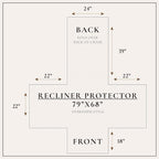 Great Bay Home Reversible Patchwork Recliner Cover - Image 3