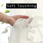 OWENIE Ivory Sheer Curtains 72 Inches Long 2 Panels, Transparent Voile Sheer - Image 8