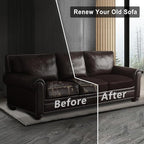 Leather Look Couch Cushion Covers Sofa Seat Slipcovers Sets Couches Furniture - Image 7