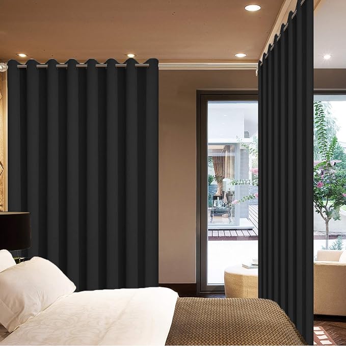 Yakamok Blackout Sliding Glass Door Curtains, Thermal Insulated Window - Image 2