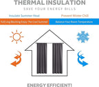 RYB HOME Blackout Curtains for Bedroom Living Room 63 inches Long, Thermal - Image 4