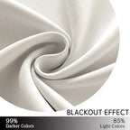 Yakamok Blackout Curtains Room Darkening Thermal Insulated Grommet top Window - Image 5