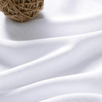 Nanspring Snow White Linen Curtains 96 Inches Long - Image 4