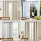 KAMANINA Curtain Rods for Windows, Antique Silver Curtain Rod 32 to 58 Inch - Image 7