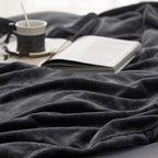 Bedsure GentleSoft Fleece Bed Blankets Large Size Charcoal - Image 5