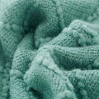 BOURINA Throw Blanket Textured Solid Soft Sofa Throw Couch Cover Knitted - Image 5