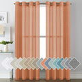 H.VERSAILTEX Linen Curtains Natural Linen Blended Curtain Panels by HVERSAILTEX