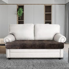 Leather Look Couch Cushion Covers Sofa Seat Slipcovers Sets Couches Furniture - Image 2