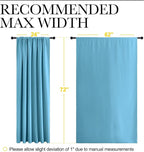 NICETOWN 2 Panels Blackout Curtains, Rod Pocket Window Curtains Room Darkning - Image 6