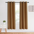 NICETOWN Bedroom Curtain Panels Blackout Draperies, 1 Pair, 34 by 70-inch by NICETOWN