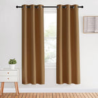 NICETOWN Bedroom Curtain Panels Blackout Draperies, 1 Pair, 34 by 70-inch by NICETOWN