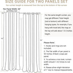 100% Blackout Shield Creamy Peach Linen Blackout Curtains - Image 7
