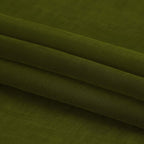 DWCN Olive Green Sheer Curtains Semi Transparent Voile Rod Pocket Curtains - Image 6