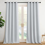 NICETOWN Room Darkening Draperies Curtains Panels, 2 Panels Greyish White W52 x by NICETOWN
