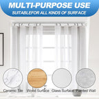CorkLatta White Shower Curtain Rod 31 to 92 Inch, 1 Inch Diameter Adjustable - Image 6