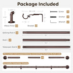 Zeerobee Curtain Rods for Windows 120 to 240, 1 Inch Industrial Wrap Around - Image 7