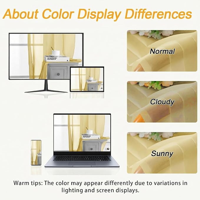 Gwine Sheer Curtains 63 Inch Length - Image 3
