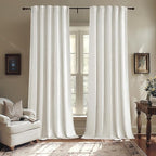 MIULEE White Velvet Curtains 84 inches - Image 7