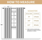 Farmhouse Floral Curtains 96 Inches Long 100% Blackout Living Room Drapes - Image 8