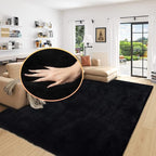 ORINOVA Black Washable Area Rugs 6x9 Rugs by ORINOVA