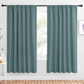 NICETOWN 2 Panels Blackout Curtains, Rod Pocket Window Curtains Room Darkning by NICETOWN
