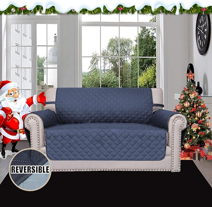 Easy-Going Reversible Loveseat Couch Cover - Image 2
