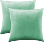 GIGIZAZA Decorative Throw Pillow Covers 16x16, Velvet Sofa Boho Cushion Pillows - Image 2