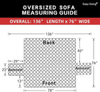 Easy-Going Reversible Oversized Couch Cover - Image 6