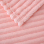 Light Pink Fleece Throw Blanket 50”×70” - Image 5