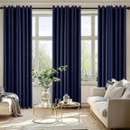 MIULEE Navy Blue Blackout Curtains - Image 6