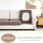 Couch Cushion Covers Seat Cushion Cover Stretch Couch Cover Separate Sectional - Image 3