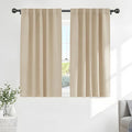 Pony Dance Blackout Curtains for Bathroom by PONYDANCE