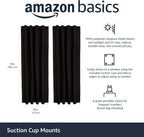 Amazon Basics Portable Energy Saving Noise Reducing Blackout Curtain Shade - Image 2