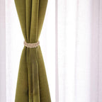 Ptwola 6 Pack Braided Curtain Tiebacks Boho Elegant Rustic Curtain Holdbacks - Image 4
