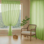 Sheer Curtains 84 Inches Long 2 Panels, Elegant Airy Transparent Light - Image 8