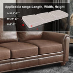 Leather Look Couch Cushion Covers Sofa Seat Slipcovers Sets Couches Furniture - Image 3