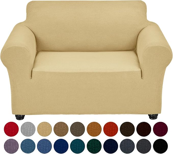 Joccun Stretch Chair Couch Cover, 1-Piece Sofa Slipcover Spandex Jacquard by Joccun