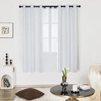 Deconovo Room Darkening Curtains, Thermal Insulated Soundproof Drapes, 42 x 63 - Image 2