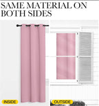 NICETOWN Bedroom Curtain Panels Blackout Draperies, Thermal Insulated Solid - Image 5