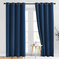 NICETOWN Room Darkening Curtains 84 inch Length 2 Panels, Thermal Insulated by NICETOWN