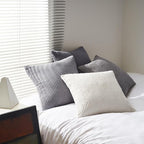 Topfinel Cushion Cover 50x50 cm Gray Set of 4 Corduroy Pillow Covers Cushion - Image 5