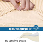 hyha Waterproof Couch Cushion Covers - Image 3