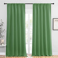 NICETOWN Blackout Curtains for Living Curtains, Froest Green, 2 Panels by NICETOWN