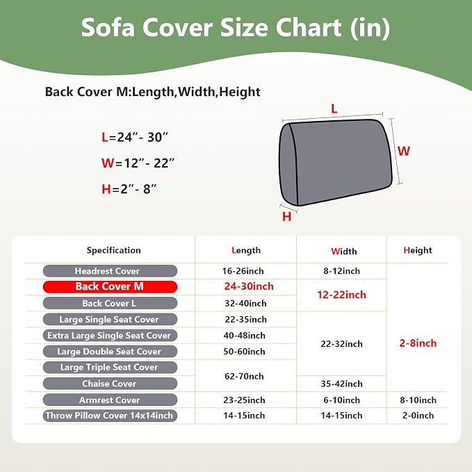 Couch Cushion Covers for Sofa Couch Covers Wear-Resistant Universal Sofa Cover - Image 2